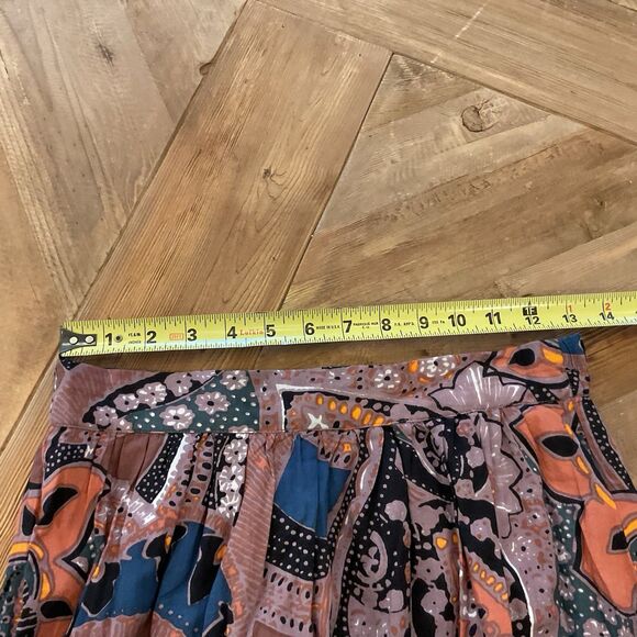 Cleobella Jodie Ankle Skirt Mirage Print Organic Cotton Boho Maxi S NWT $218 - Picture 8 of 9